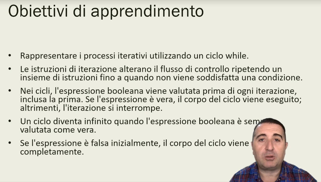 Obiettivi d&#39;apprendimento